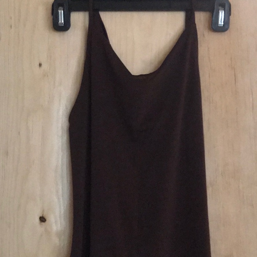 Cowl Dress Brown